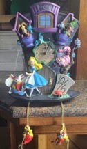 Disney Alice in Wonderland Mad Hatter Light Up Cuckoo Clock &quot;I&#39;m Late&quot; C... - $290.25