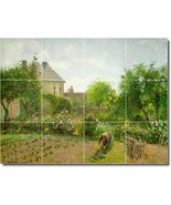 Camille Pissarro Garden Painting Ceramic Tile Mural BTZ06716 - £93.97 GBP+