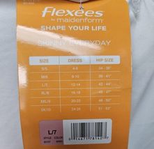 Maidenform Flexees Hi-Waist Boyshort 82107 Sz Large/7 Smooths & Shapes White image 5