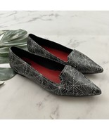 Strange Cult Womens Dagger Spider Web Loafer Flats Size 10 Black White P... - $60.91 CAD