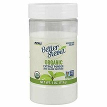 NEW Now  Better Stevia Organic Sweetener Zero-Calorie Low Glycemic 4 oz. - £20.97 GBP