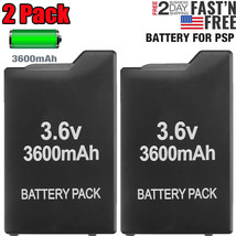2 Pack 3600mAh Replacement Battery Packs for Sony PSP PSP-1000 1000 1001... - $25.99