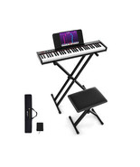 61-Key Portable Electronic Keyboard Piano Complete Digital Piano Set wit... - €173,56 EUR