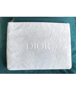 NEW Dior Beauty White Velvet Cosmetic Bag Makeup Bag Pouch VIP Gift no box - $36.00