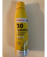 Sunscreen spray Walgreens 30 Hydrating SPF hyperallergenic UVA UVB 5.5 f... - $13.99
