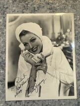 Original Photo 8 X 10 Autograph Loretta Young Hollywood Golden Era Actress - $64.35