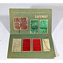 Safeway Supermarket Complimentary Sewing Needle Pack Needles Vintage 196... - $238.21 MXN
