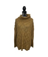 Elsamanda Diamond Knit Cowl Neck Sweater Mohair Blend Italy Mustard Yell... - £26.67 GBP