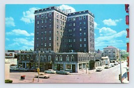 Fort Armstrong Hotel Street Vista Rock Isola Illinois Il Unp Cromo Cartolina O7 - £3.17 GBP