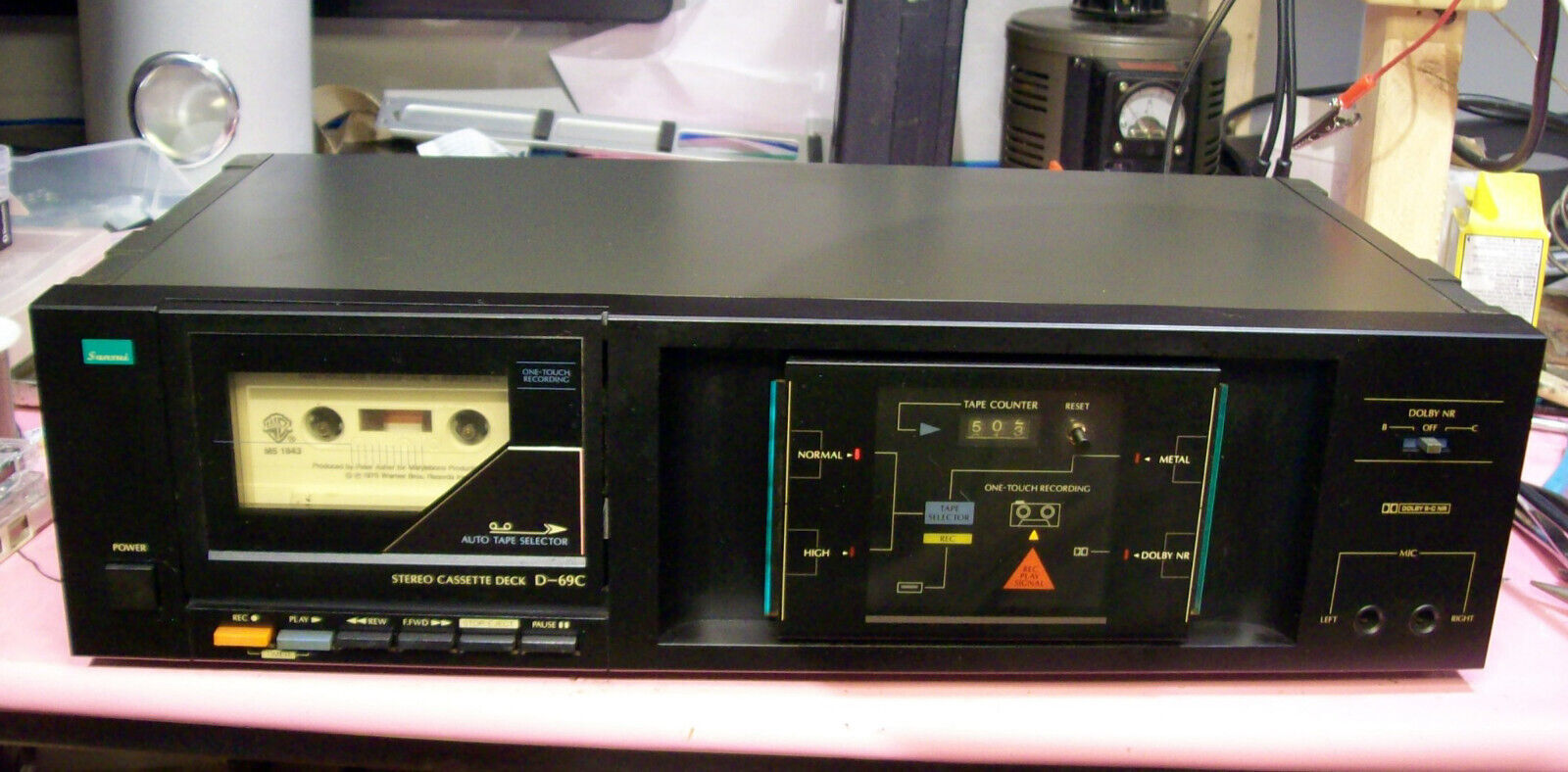 SANSUI D69C RARE Vintage Cassette Deck - Fully Serviced  			