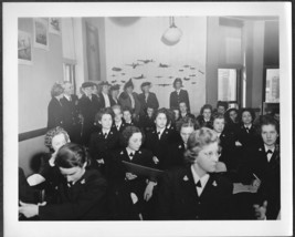 WWII US Naval Training School (WR) Bronx NY Photo #19 WAVES in Classroom - $19.75