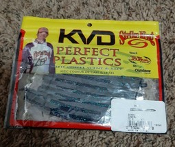 Strike King OCHO4-42 Junebug Purple 4 Inch KVD Perfect Plastics. 10 ct. - $145.39 MXN