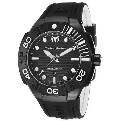 Technomarine Men's Reef Black Dial Watch - 513003 - £121.18 GBP