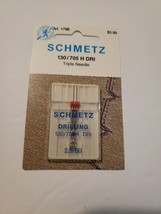 Schmetz Sewing Machine 130/705 H Drilling Triple Needle 1796 NEW - $10.73