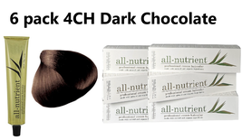 All-Nutrient Permanent Cream Hair Color - 4CH Dark Chocolate, 3.5 Oz (6 pack)