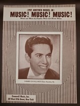 1950 Vtg Sheet Music&quot;Put Another Nickel In Music!Music!Music!&quot;Carmen Cavallaro&#39;s - $7.92