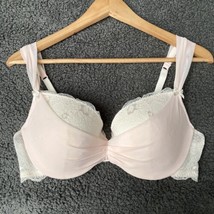 Adore Me Clairabelle Bridal Blush Push Up Bra Pale Pink Layered Underwire 36DD - £12.68 GBP