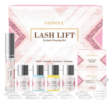 Vassoul Eyelash Lash Lift Perm Kit Semi Permanent Curl Wave New Sealed Box - £23.61 GBP
