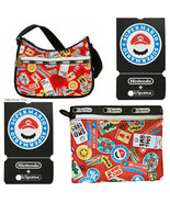 LeSportsac Nintendo Mario Travel Classic Hobo Bag Free Ship NWT Super Ma... - $83.99