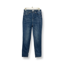 BP. Womens Straight Leg Jeans Blue Pockets Whiskered Dark Wash High Rise 28 New - £21.01 GBP