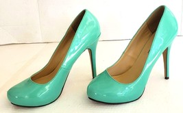 M by Michael Antonio Brand Women&#39;s High Heel Stiletto Shoes Teal Size 8 1/2 - £10.15 GBP