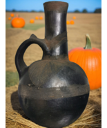 Peruvian Chimu-Inca Cultures Gourd Shaped Black-ware Pottery Vessel Genu... - $2,658.86 MXN