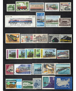 Trains Collection Most MNH Railroad Locomotives Transportation ZAYIX 012... - £10.57 GBP