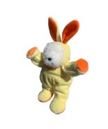 1999 Easter Plush Bunny Rabbit With Orange Ears And Orange Feet 11 In Tall - $18.66 CAD