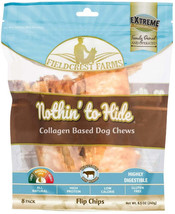Fieldcrest Farms Nothin To Hide Beef Flip Chips for Dogs - Collagen-Based, Rawhi - £14.03 GBP+