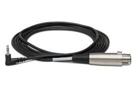 Hosa XVM-110F Right Angle 3.5mm TRS to XLRF, 10&#39; - £10.97 GBP