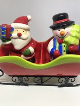 Salt and Pepper Set Santa Snowman and Sleigh - £20.16 GBP