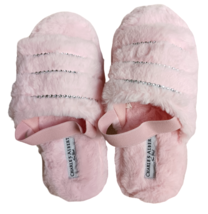 Slippers by Charles Albert Pink Faux Fur Women&#39;s Size Medium - New - £9.61 GBP