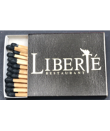 VTG 1995 Liberte Restaurant Elka Gilmore Matchbook Matchbox Liberté SF CA - £7.38 GBP