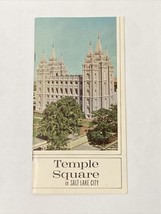 1960s Temple Square Salt Lake City UTAH Travel Brochure &amp; Mormon Guide  - $15.00