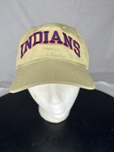 Vintage Starter Cleveland Indians Hat Cap Beige Adjustable MLB Baseball - $462.11 MXN
