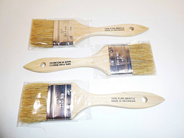 Chip Paint Brushes 2 inch Natural Bristles Brush Stain Adhesives 3 6 9 12 Packs - £5.76 GBP - £10.43 GBP