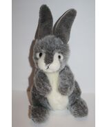 Petals Russ Berrie Easter Bunny Rabbit 11&quot; Gray White Plush Soft Toy 4768 - $545.18 MXN