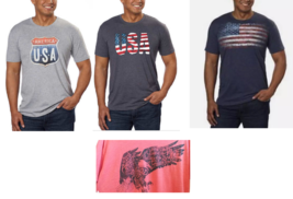 Galt USA Signature American Collection Men&#39;s Graphic Tee T-shirt, - £7.20 GBP