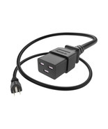 UNC Group PWCD-515PC19-15A-10F-BLK POWER CORD 5/15P TO C19, 14AWG, 15AMP... - $1,027.39 MXN