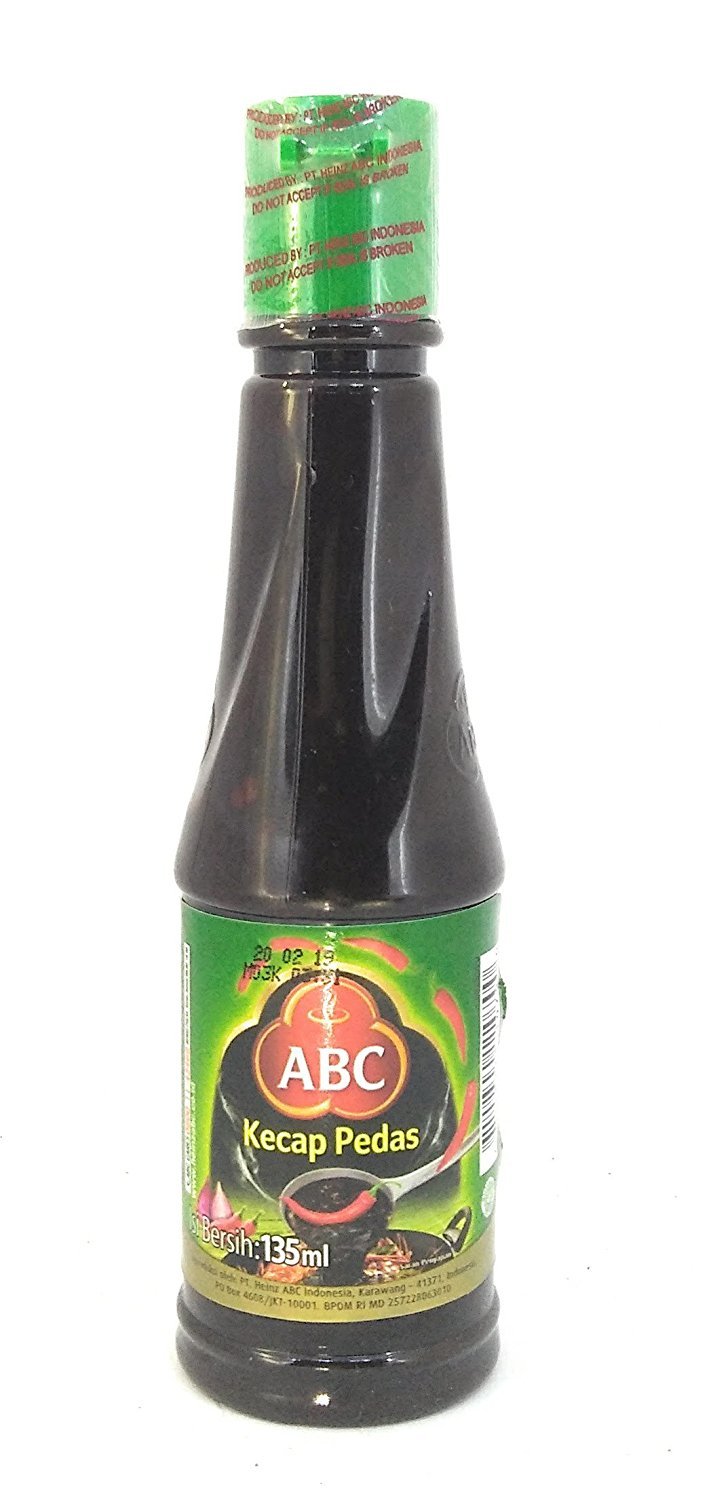 Heinz ABC Kecap Manis Pedas Sweet Hot Spicy Soy Sauce, 135 Ml (3 bottles) - £36.42 GBP