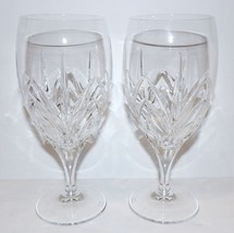 Pair Of Marquis By Waterford Crystal Caprice 7 1/2&quot; Iced BEVERAGE/TEA Glasses - £85.68 GBP