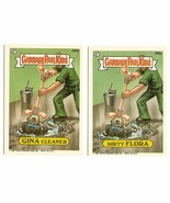 1987 Garbage Pail Kids Cards Series 10 399a Dirty Flora / 399b Gina Cleaner - €4,31 EUR