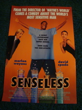 SENSELESS - MOVIE POSTER WITH MARLON WAYANS &amp; DAVID SPADE - £16.51 GBP