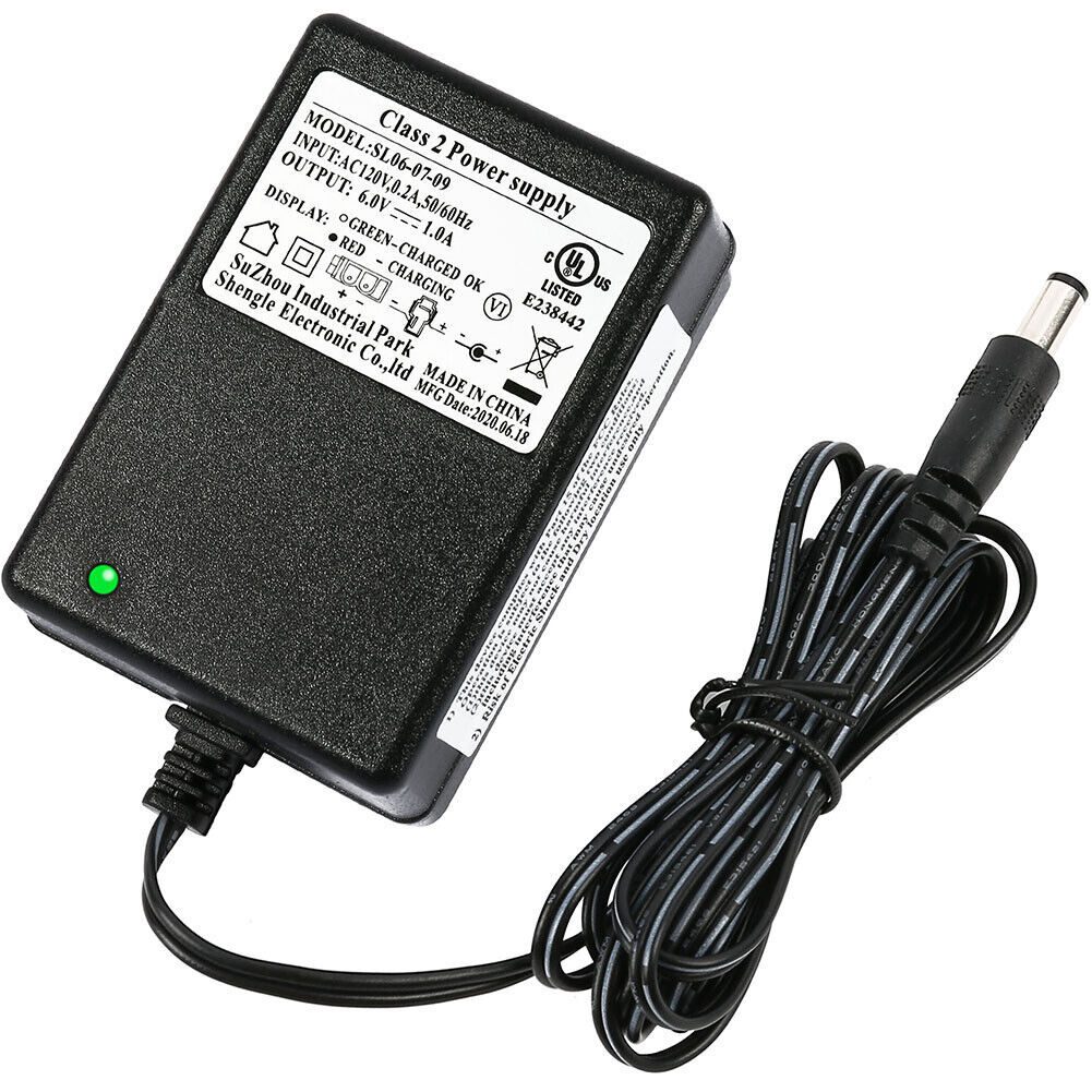 6V Volt Battery Charger For Dynacraft Kids Ride On Cars Power Supply