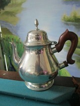 Salisbury Pewter Teapot Wood Handle 9X9&quot; [*2] - £58.25 GBP