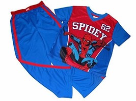 Spider-Man Super Hero Boy&#39;s Mesh Athletic Pajama Pants Set, Size 8 - $11.13