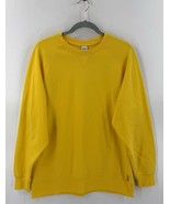 Stoic Mens Size L Gym Crewneck Sweatshirt Solid Lemon Chrome Yellow Pull... - €25,58 EUR