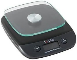 Black Taylor Precision Products Digital Kitchen Scale. - £28.86 GBP