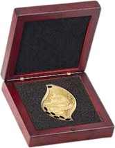 Decade Awards Challenge Coin/Rosewood Finish Medal, 4.25&quot; Inch Square - $44.97