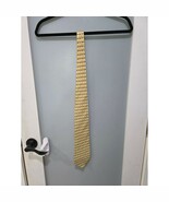 Savile Row Tie Yellow Geometric Pattern Classic Menswear 100% Silk 58&quot; - $241.80 MXN